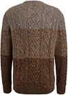 PME Legend Sweater Melange Brown Product / Achterkant