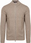 Profuomo Strickjacke Merinowolle Taupe PPVJ30025B-H kaufen | Suitable