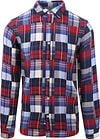 Scotch and Soda Overhemd Geruit Flanel Blauw 172940-6096 kopen | Suitable