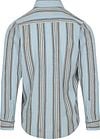 Scotch and Soda Shirt Crinkled Stripe Light Blue Product / Achterkant