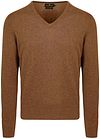 Steppin' Out Pull Cotton Cashmere Col-V Camel SM1201.0001-6004 commander en ligne | Suitable