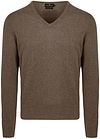Steppin' Out Pull Cotton Cashmere Col-V Melange Taupe SM1201.0001-3400 commander en ligne | Suitable