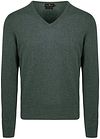 Steppin' Out Pull Cotton Cashmere Col-V Vert Foncé commander en ligne | SM1201.0001-5003 | Suitable Luxembourg