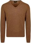Steppin' Out Pullover Cotton Cashmere V-Neck Camel SM1201.0001-6004 order online | Suitable