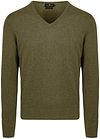 Steppin' Out Pullover Cotton Cashmere V-Neck Olive Green order online | SM1201.0001-5103 | Suitable Lithuania