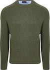 Suitable Lamswol Trui Ronde Hals Olijfgroen PU-LMBS-O-24 Olive kopen | Suitable