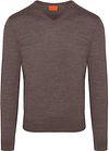 Suitable Merino Pullover V-Neck Taupe PU-MRI-V-24 195391 Brown order online | Suitable