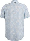 Vanguard Short Sleeve Overhemd Linnen Lichtblauw Product / Achterkant