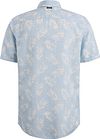 Vanguard Short Sleeve Shirt Linen Light Blue Product / Achterkant
