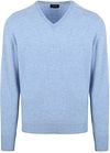 William Lockie Pull Col-V Agneline Bleu Clair 7092DF-82 Glacier commander en ligne | Suitable