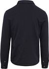 Profuomo Longsleeve Polo Navy Melange Product / Achterkant