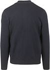 State Of Art Vest Fine Contrast Wolblend Navy Product / Achterkant