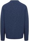 William Lockie Pullover Lambswool V-Neck Indigo Blue Product / Achterkant