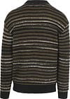 BOSS Pull Aturn Mix Laine Rayures Noir Product / Achterkant