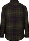 Barbour Overshirt Wool Blend Plaid Willberry Olive
