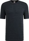 Cast Iron Knitted Jacquard T-shirt Navy CTSS2503568-5442 order online | Suitable