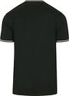 Fred Perry M1588 Twin Tipped T Shirt Dark Green Product / Achterkant