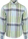 Gant Shirt Linen Checks Blue Green order online | 3250074-362 | Suitable Finland