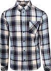 KnowledgeCotton Apparel Shirt Light Blue Checkered order online | 1090059-7021 blue check | Suitable Lithuania