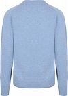 William Lockie V-Neck Lambswool Light Blue Product / Achterkant