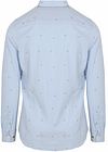 NZA Chemise Julius Print Bleu  Product / Achterkant
