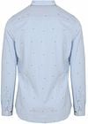 NZA Overhemd Julius Print Blauw Product / Achterkant