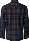No Excess Hemd Corduroy Karomuster Blau Product / Achterkant