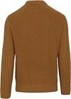 No Excess Pullover Mix Wool Knitted Brown Product / Achterkant