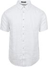 No Excess Short Sleeve Shirt Linen White order online | 23480336SN-010 | Suitable Lithuania