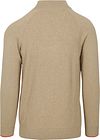 NZA Half Zip Sweater Ralph Beige Product / Achterkant