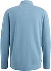 PME Legend Long Sleeve Polo Shirt Garment Dye Piqué Blue Product / Achterkant