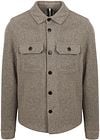 Profuomo Overshirt Woolblend Taupe  order online | PPUF30024E-H | Suitable Hungary