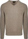 Steppin' Out Pullover V-Neck Merino Wool Light Brown SM1201.0003-3002/PU-V-MRI-REF12-SO-25.6 brown order online | Suitable