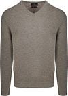 Steppin' Out Pullover V-Neck Merino Wool Taupe SM1201.0003-3400 order online | Suitable