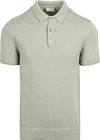 Suitable Heavy Knitted Polo Shirt Raw Light Green PO-BU-RAW-25.02 FCD 39342 green order online | Suitable