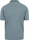 Suitable Respect Polo Shirt Tip Ferry Steel Green Product / Achterkant