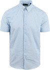 Suitable Short Sleeve Shirt Print Blue order online | SSL-23-05-optical | Suitable Spain