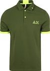 Sun68 Polo Shirt Logo Fluo Army Green A35122-37 order online | Suitable
