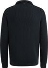 Vanguard Sweater Half Zip Textured Rib Navy Product / Achterkant