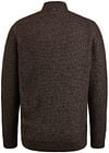 Vanguard Trui Half Zip Wol Bruin Product / Achterkant