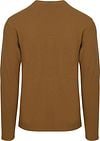 Superdry Pullover Henley Waffle Washed Camel Product / Achterkant