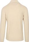 Profuomo Half Zip Pullover Structuur Ecru Product / Achterkant