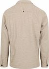 No Excess Overshirt Linnen Beige Product / Achterkant