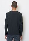 Marc O'Polo T-Shirt Manches Longues Marine Model / Achterkant