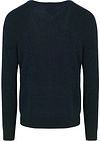 Gant Pullover V-Neck Wool Blend Navy Melange Product / Achterkant