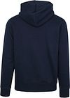 Champion Logo Hoodie Druckknöpfe Dunkelblau Product / Achterkant