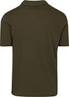 Marc O'Polo Polo Shirt Riva Linen Blend Olive Green Product / Achterkant