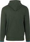 Fred Perry Hoodie Logo Night Green Product / Achterkant