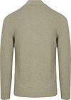 Profuomo Half Zip Pullover Struktur Mid Grün Product / Achterkant