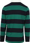 McGregor Rugbyshirt Streifen Navy Grün Product / Achterkant